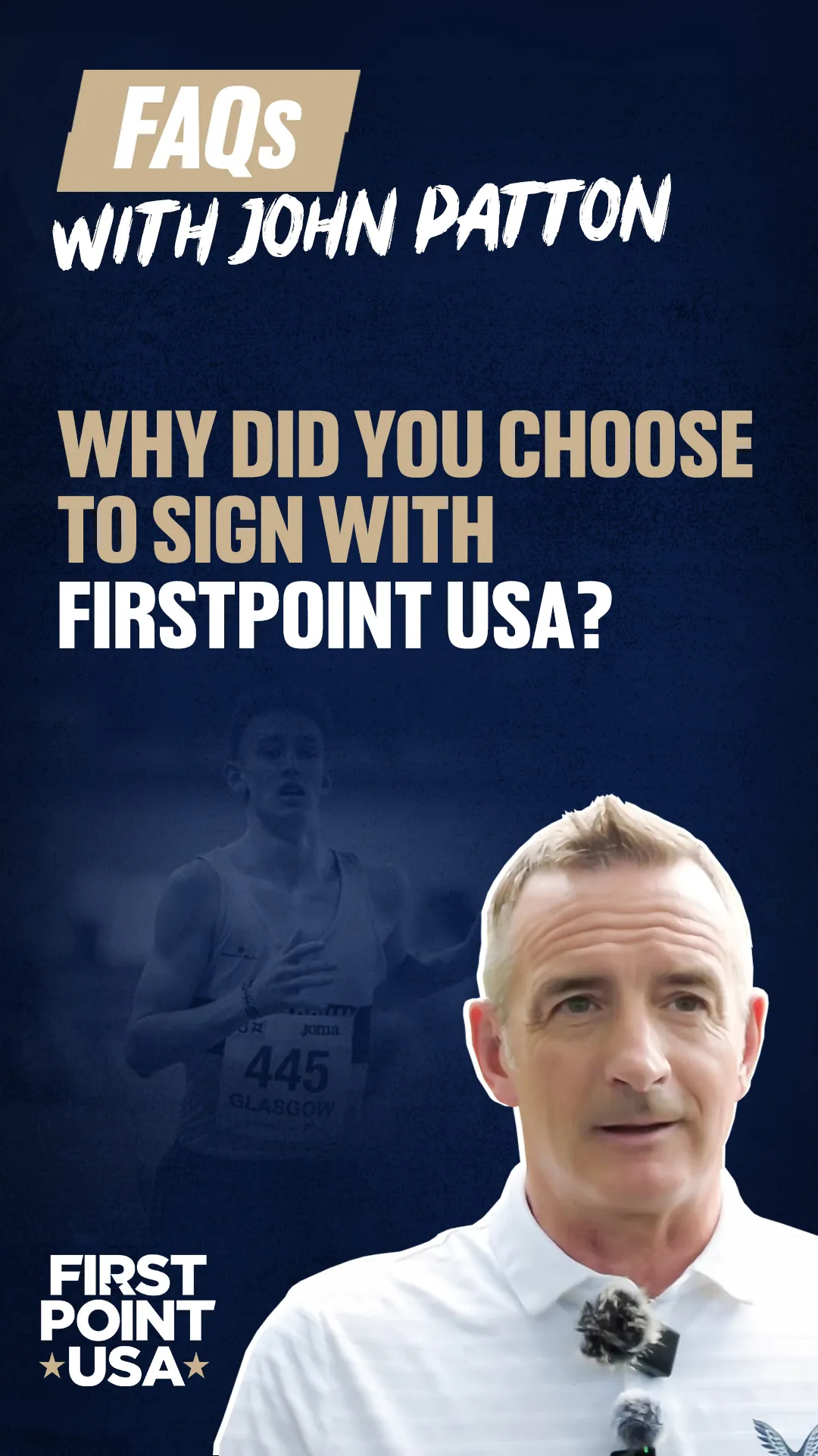 Why did you choose to sign with FirstPoint USA?