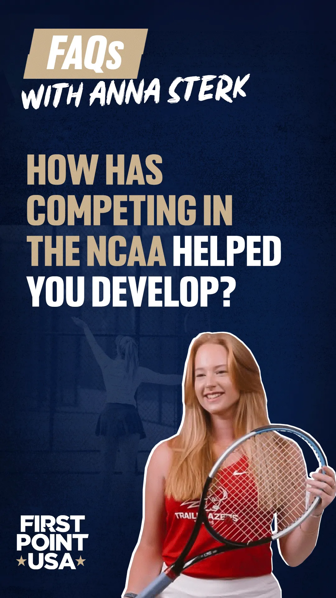 How has competing in the NCAA helped you develop?