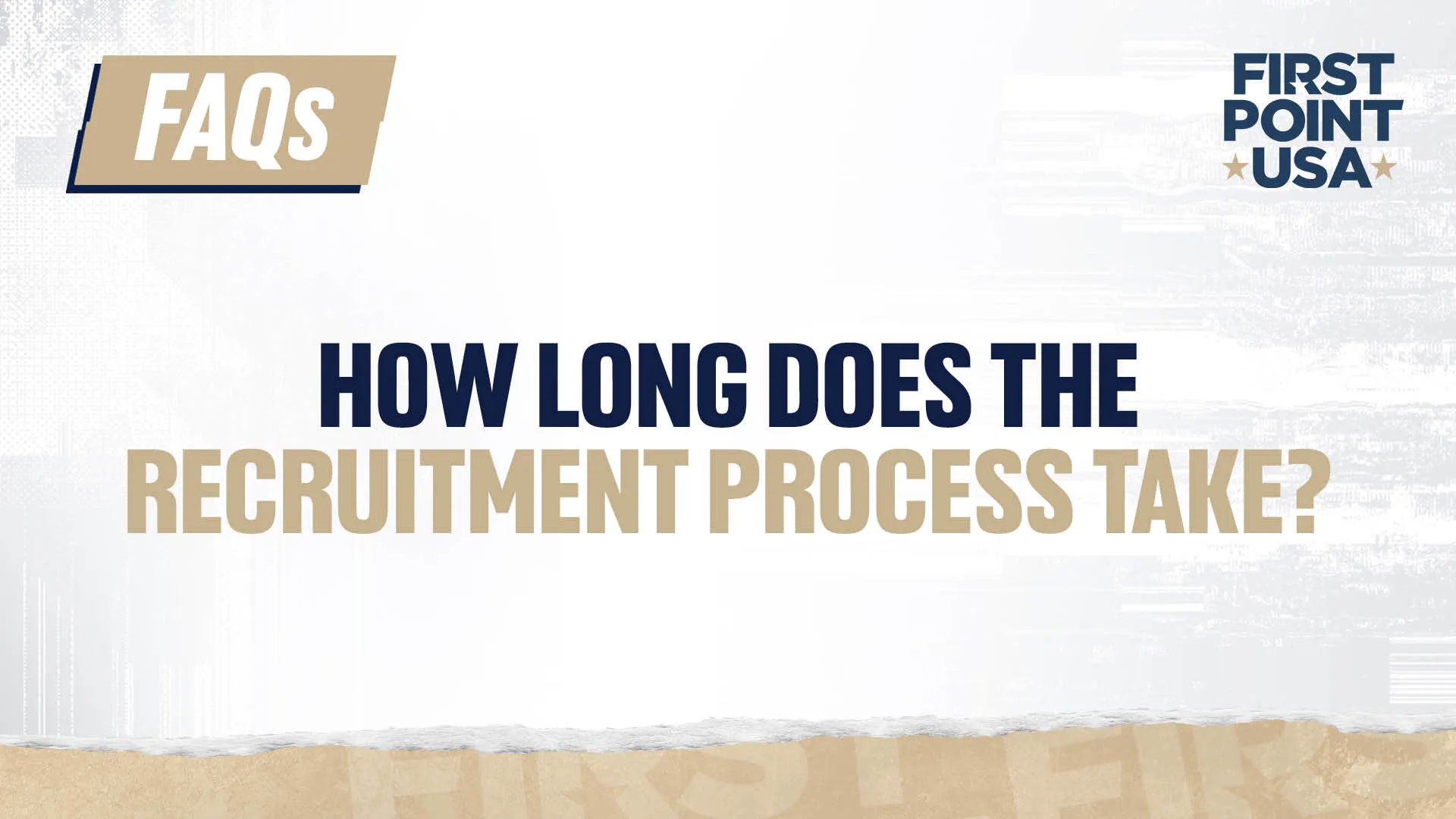 How long does the recruitment process take?