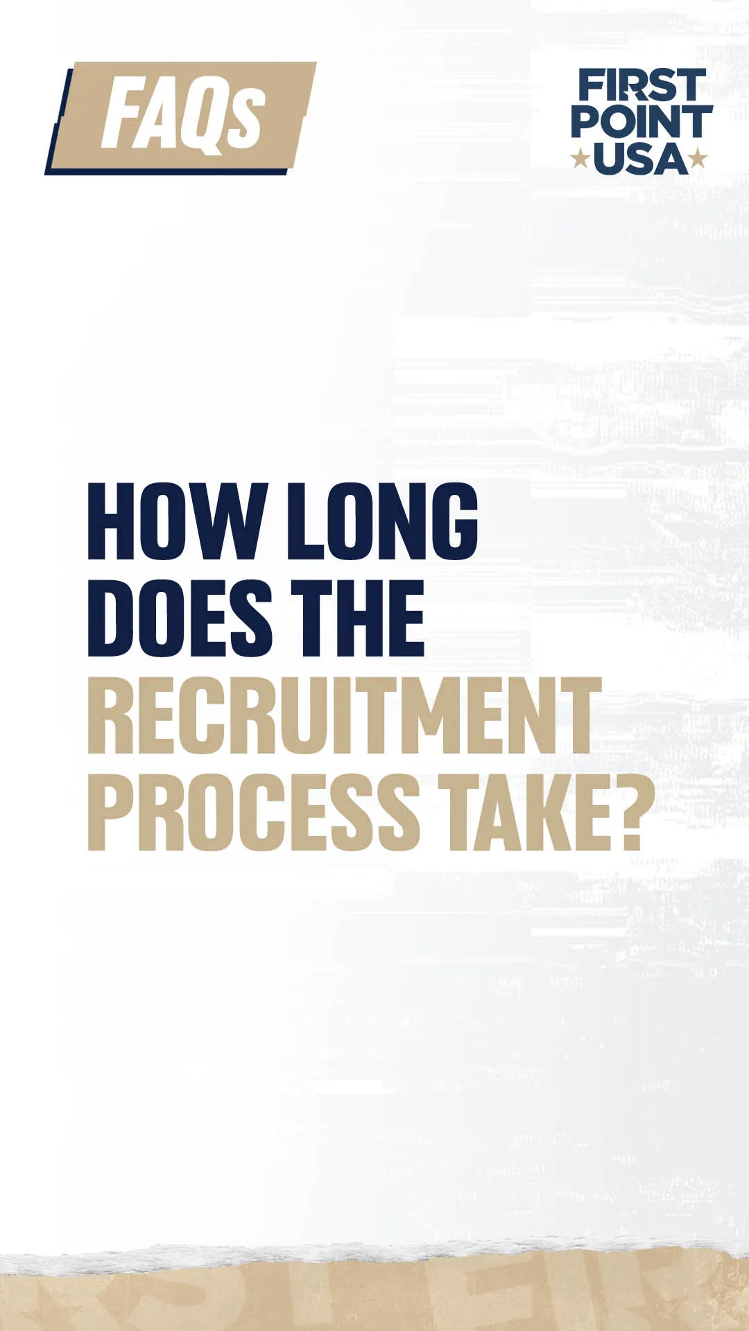 How long does the recruitment process take?