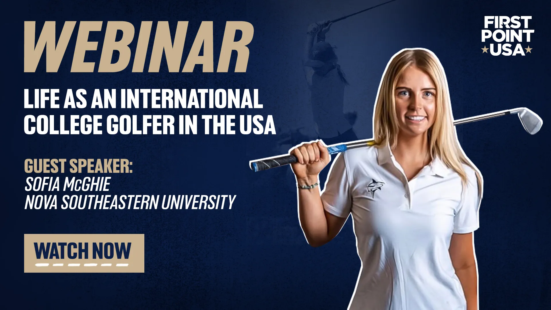 Life as an international golfer in the USA - Sofia McGhie