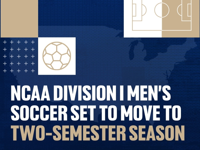 NCAA Division I Men’s Soccer Set to Move to Two-Semester Season