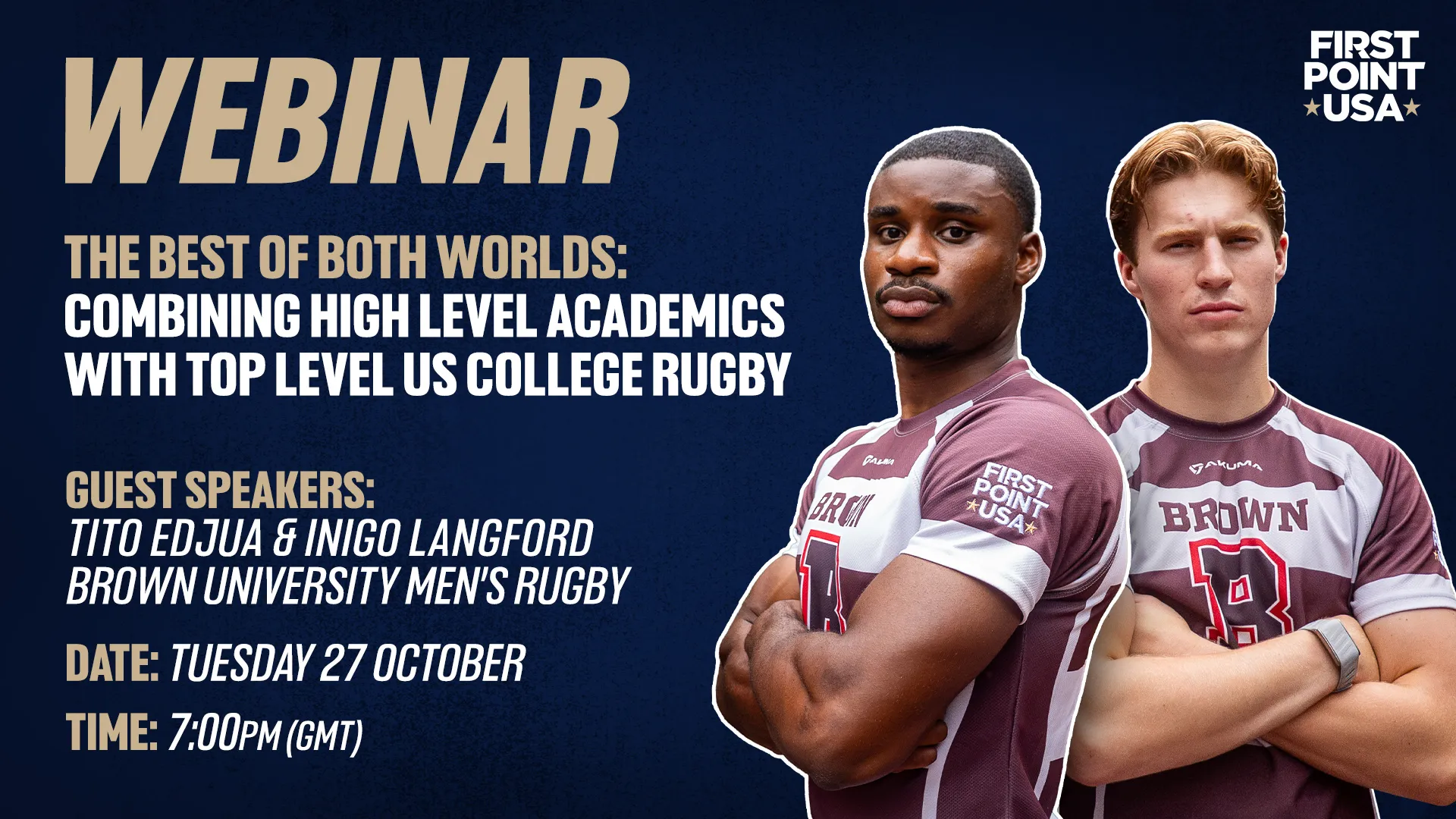 COMBINING HIGH LEVEL ACADEMICS WITH TOP LEVEL US COLLEGIATE RUGBY